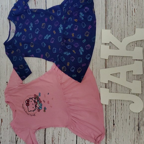 Hello Kitty Other - SANRIO HELLO KITTY GIRLS SHORT SLEEVE DRESSES 👩